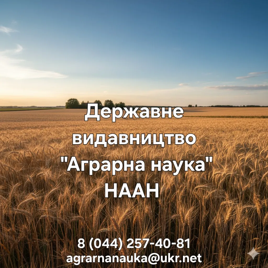 Видавнича діяльність Державного видавництва «Аграрна наука» НААН